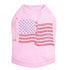 Flag USA Rhinestone Dog Tank