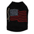 Flag USA Rhinestone Dog Tank