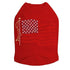 Flag USA Rhinestone Dog Tank