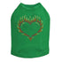 Flame Heart Rhinestone Dog Tank