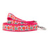 Fleurs Dog Collar Pink
