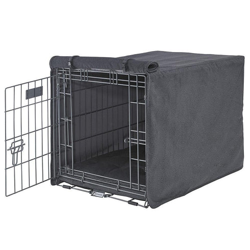 Flint Microvelvet Dog Crate Cover