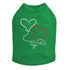 Floating Hearts Rhinestone Dog Tank