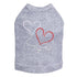 Floating Hearts Rhinestone Dog Tank