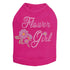 Flower Girl Rhinestone Dog Tank