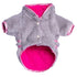 Fluffy Bow Dog Coat Baby Pink