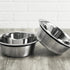 Food Safe Stainless Steel Dog Bowl With Rubber Rim
