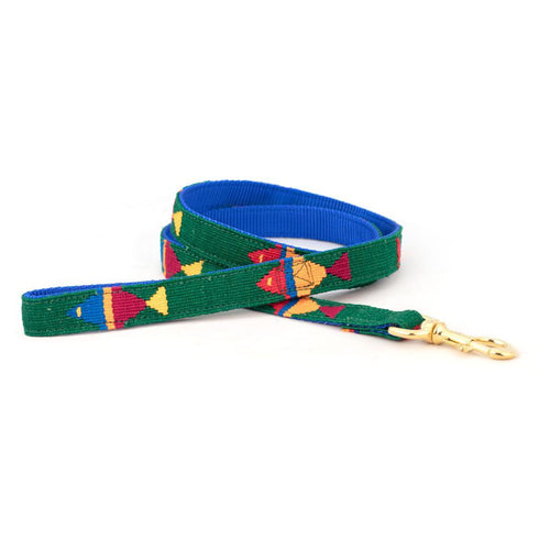 Foolish Fish Green Dog Leash