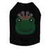 Frog With Blue Crown Rhinestone Dog Tank