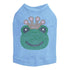 Frog With Pink Crown Rhinestone Dog Tank