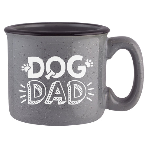 Fun Dog Dad Grey Santa Fe Mug