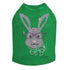 Girl Bunny With Glasses Rhinestone Dog Tank