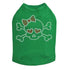 Girl Skull Rhinestone Dog Tank