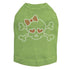 Girl Skull Rhinestone Dog Tank