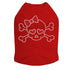 Girl Skull Rhinestone Dog Tank