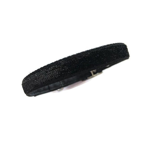 Glitz And Glam Black Dog Collar 10-13"