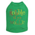 Gobble Til You Wobble Rhinestone Dog Tank