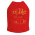 Gobble Til You Wobble Rhinestone Dog Tank