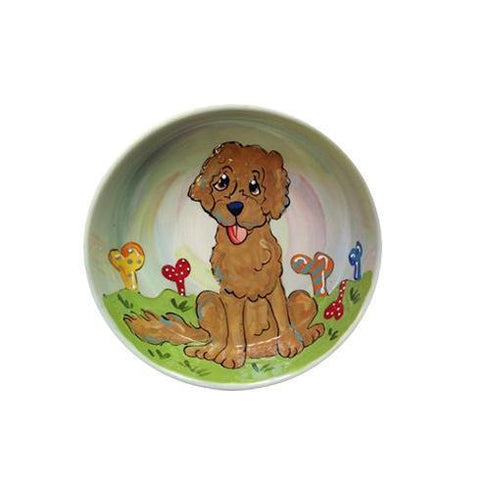 Goldendoodle 2 Dog Bowl