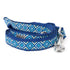 Graphic Diamond Dog Collar Blue