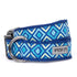 Graphic Diamond Dog Collar Blue