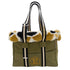 Green Bag And Fur Dog Carrier
