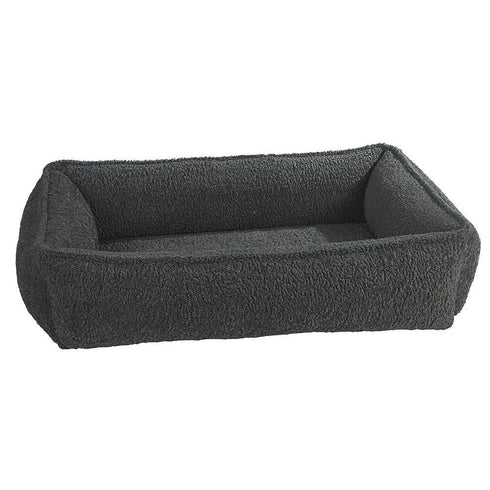 Grey Sheepskin Urban Lounger Dog Bed