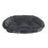 Greystone Tartan Microvelvet Crescent Dog Bed
