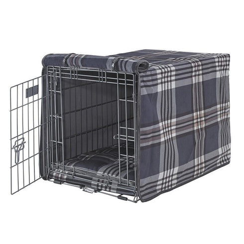 Greystone Tartan Microvelvet Dog Crate Cover