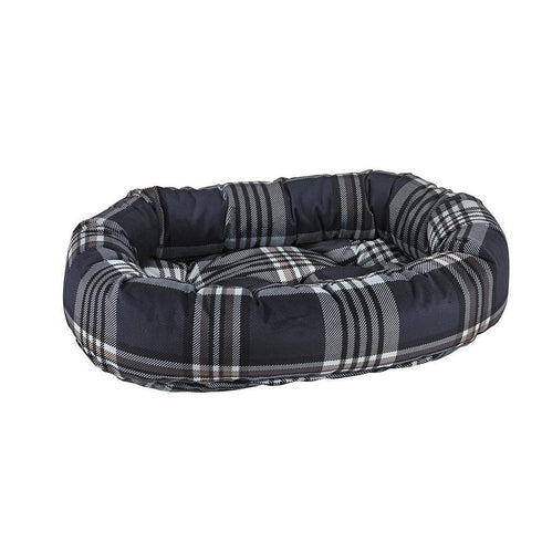 Greystone Tartan Microvelvet Donut Dog Bed