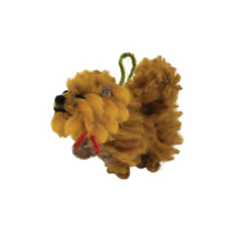 Hand Knit Dog Ornament Chow Chow