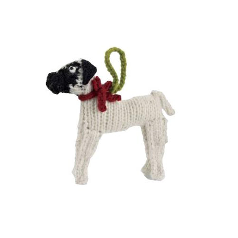 Hand Knit Dog Ornament Great Dane