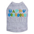 Happy Birthday Balloons Blue Rhinestone Dog Tank