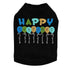 Happy Birthday Balloons Blue Rhinestone Dog Tank