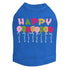 Happy Birthday Balloons Pink Rhinestone Dog Tank