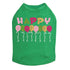 Happy Birthday Balloons Pink Rhinestone Dog Tank