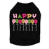 Happy Birthday Balloons Pink Rhinestone Dog Tank