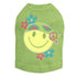 Happy Face Hippy Rhinestone Dog Tank