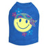 Happy Face Hippy Rhinestone Dog Tank