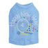 Happy New Year Clock Rhinestone Dog Tank