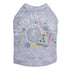 Happy New Year Clock Rhinestone Dog Tank