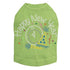Happy New Year Clock Rhinestone Dog Tank