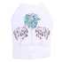 Happy New Year Fireworks Rhinestone Dog Tank