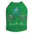 Happy New Year Fireworks Rhinestone Dog Tank