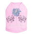 Happy New Year Fireworks Rhinestone Dog Tank