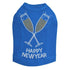 Happy New Year Rhinestone Dog Tank