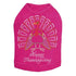 Happy Thanksgiving Turkey Rhinestone Dog Tank