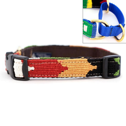 Harvest Chevron Martingale Dog Collar