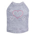 Heart Bones Rhinestone Dog Tank