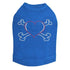 Heart Bones Rhinestone Dog Tank